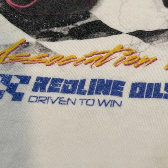 BoobooMAN auto sport race car white T-shirt size S - Picture 8 of 12